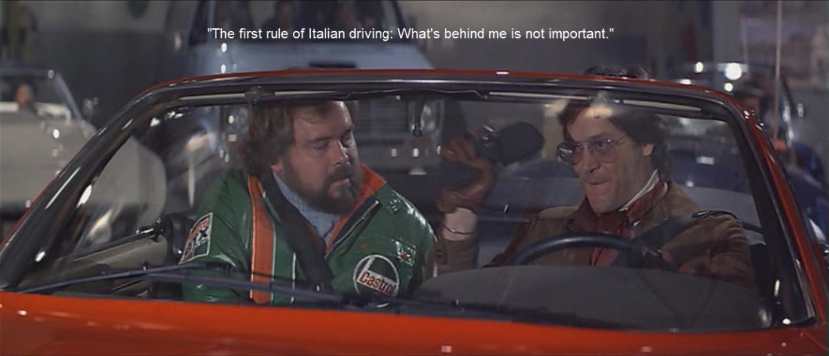 The Gumball Rally (1976) 'What's behind me is not important'  