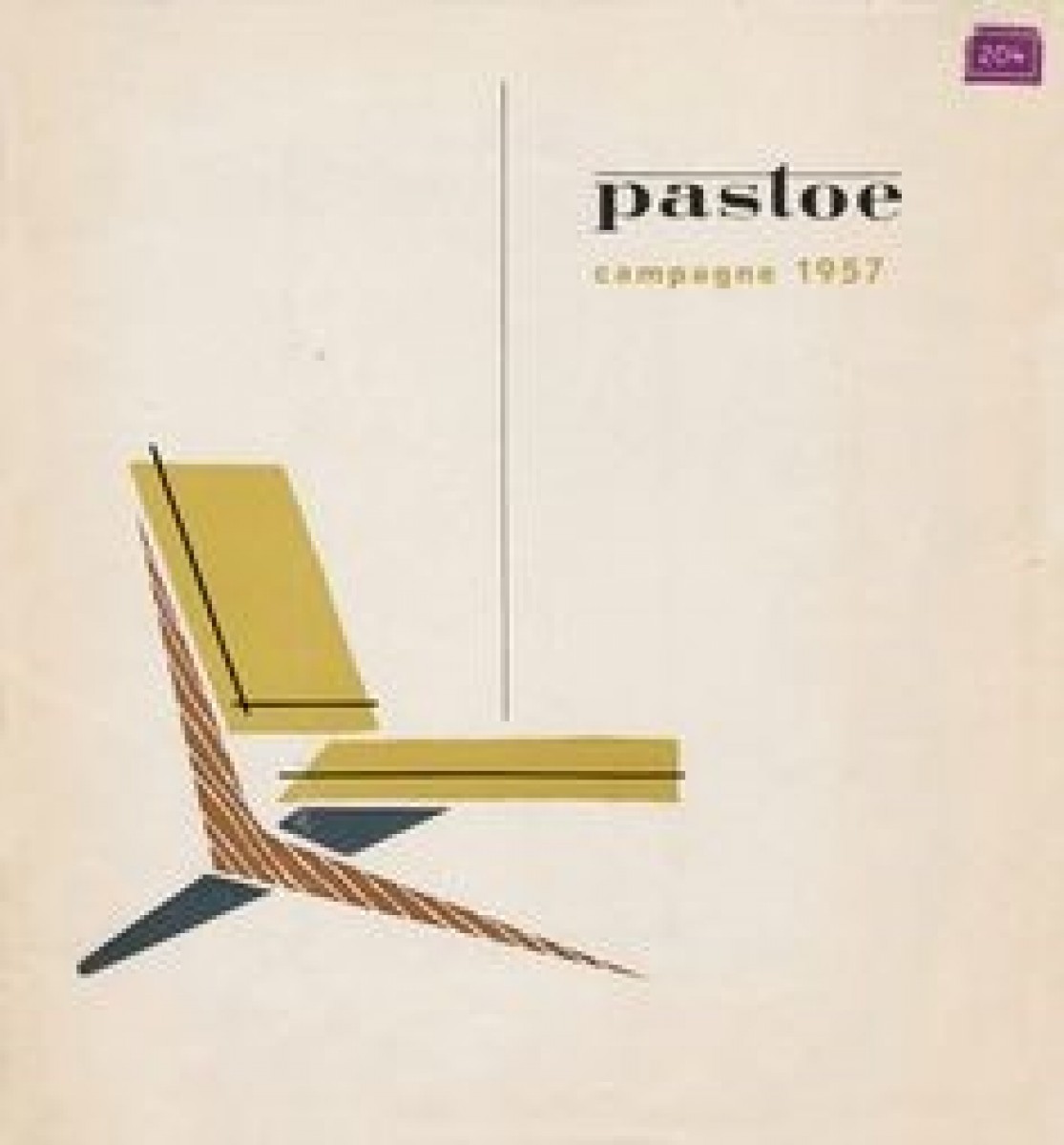 Door zijn kleuren doet de bank me denken aan deze stoel van Pastoe (foto: Pastoe)