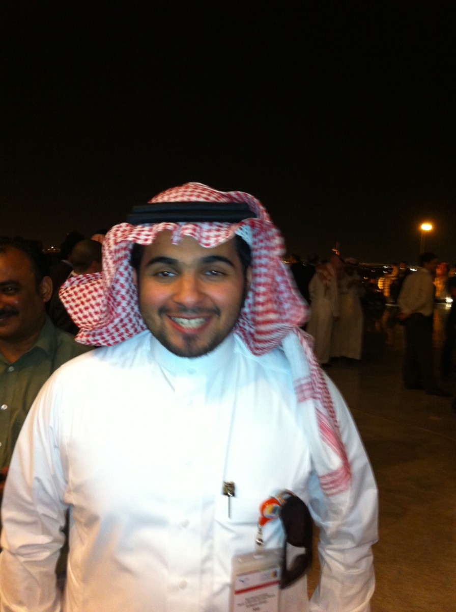 De immer opgewekte marketing manager van Al-kayan; Raid Bin Hesam Al Ameer 2